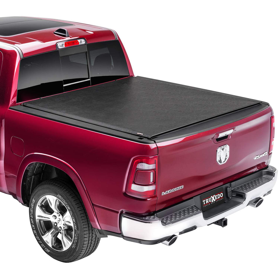 RealTruck TruXedo Lo Pro Soft Roll Up Truck Bed Tonneau Cover  586901  Fits 2019 - 2023 Dodge Ram 1500, Does Not Fit w/ Multi-Function (Split) Tailgate 6 4 Bed (76.3)