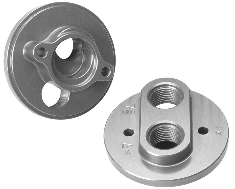 Trans-Dapt Performance 3325 Oil Filter Bypass Adapter Bolt-On For Engines w/Factory Style Filter No Bypass Valve Oil Filter Bypass Adapter Bolt-On