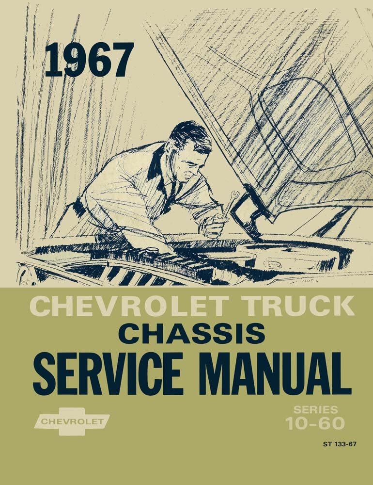 bishko automotive literature 1967 Chevy GMC C/K 10-60 Light Med Truck Shop Service Repair Manual Book Engine