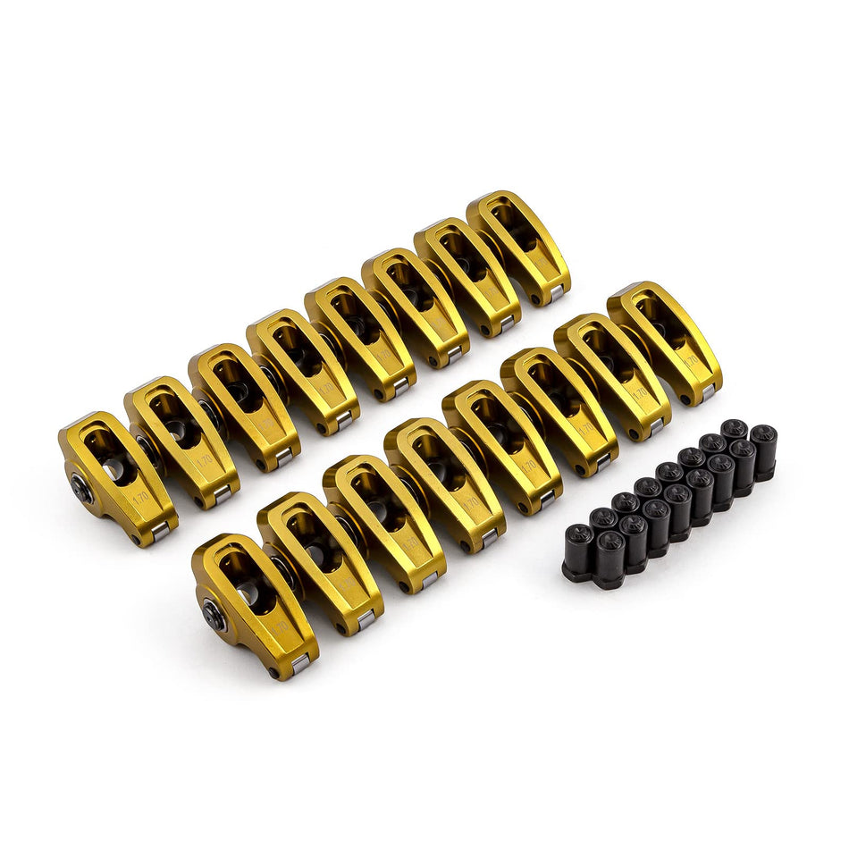 Speedmaster PCE261.1014.01 Fits Chevy BBC 454 1.7 Ratio 7/16 Aluminum Roller Rocker Arms Set