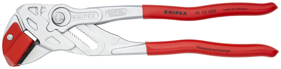 KNIPEX Tools - Tile Breaking Pliers, Chrome (9113250)