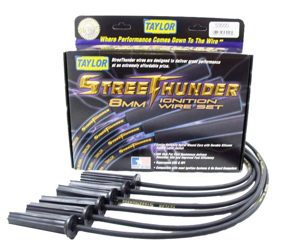 Taylor Cable 53000 Streethunder custom 6 cyl black