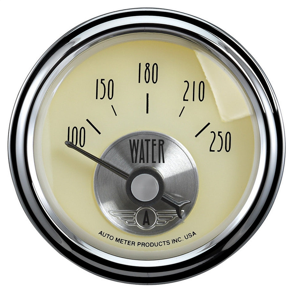 Auto Meter 2037 Prestige Antique Ivory 2-1/16 100-250 Degree Water Temperature Gauge