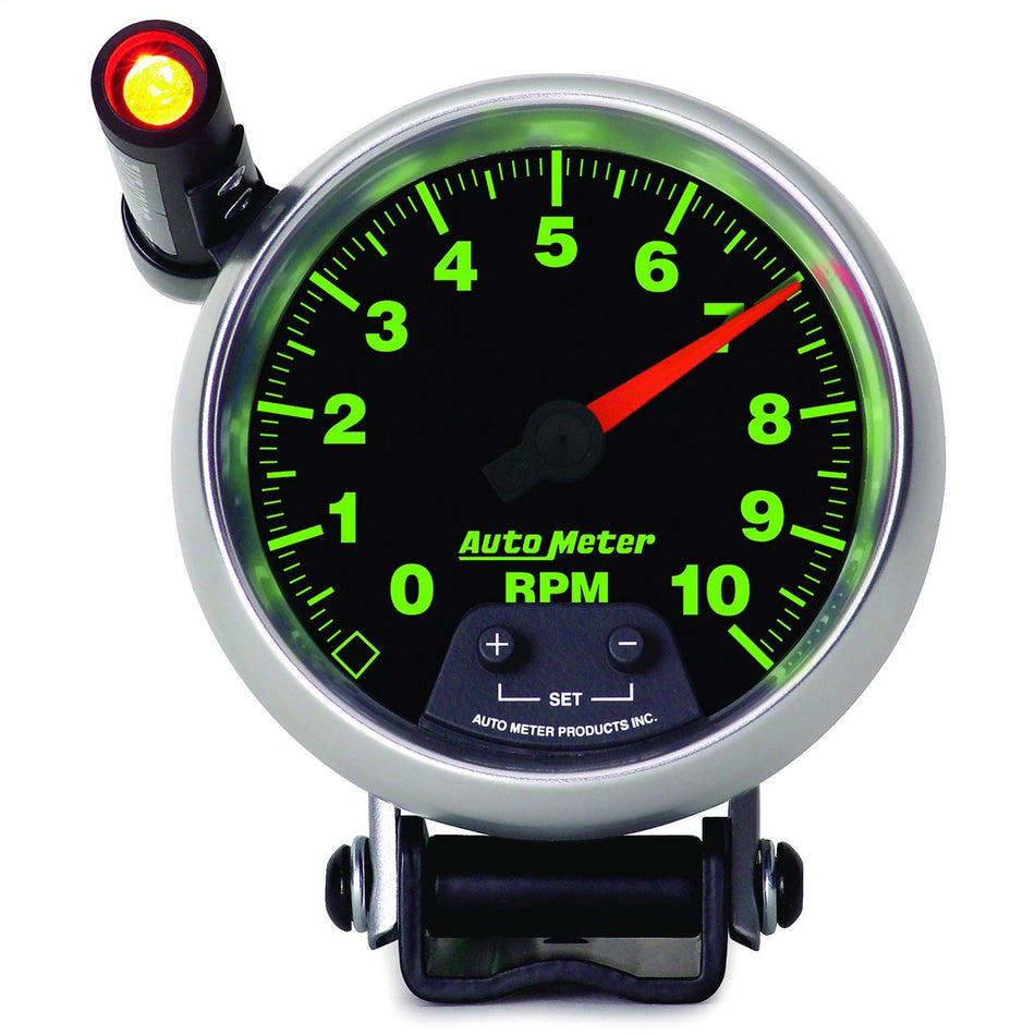 Auto Meter 3890 GS 3-3/8 10000 RPM Shift-Lite Tachometer Gauge
