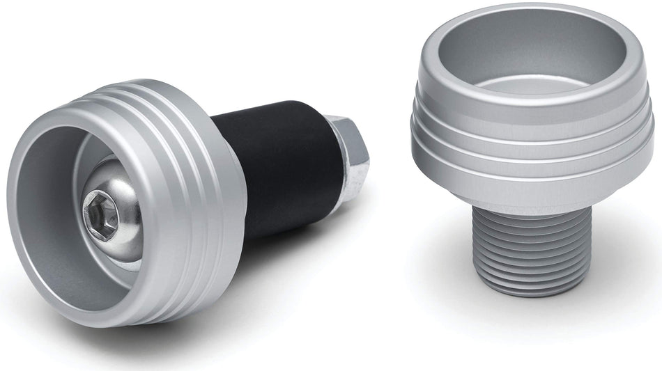 Kuryakyn 3816 Motorcycle Accessory: Lodestar Front Axle Sliders for BMW F 750 & 850 GS, Silver, 1 Pair