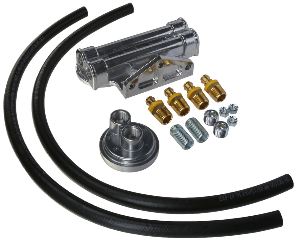 Trans-Dapt PerformanceTrans-Dapt 1227 22mm Dual Oil Filter Relocator