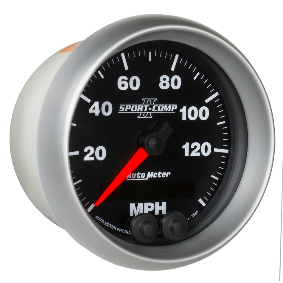 Auto Meter 3680 SPORT-COMP II 3-3/8 GPS Speedometer (0-140 MPH)
