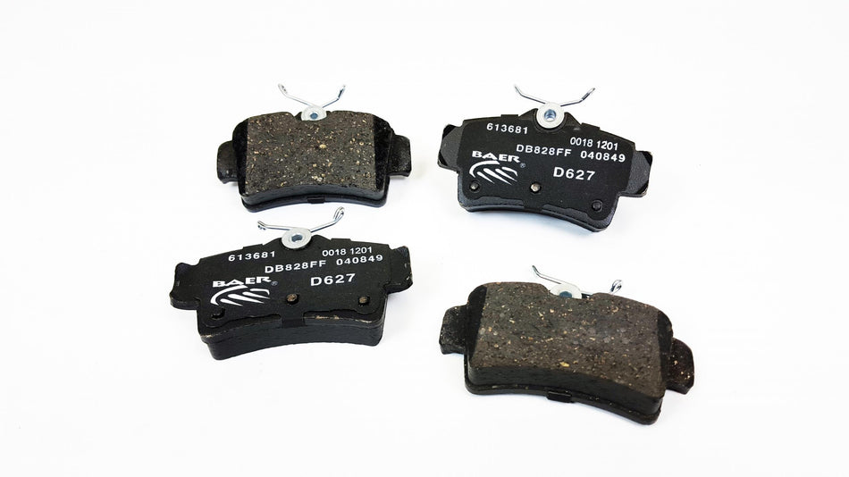 BAER BRAKES D0627R-BKCZ Brake Pad (Iron Sport Replacement Pads Rear), 1 Pack