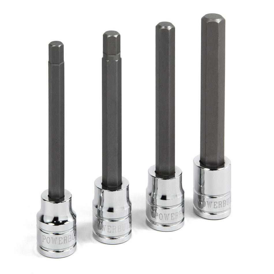 Alltrade 647060 Hex MM Brake Caliper Long Bit Set, 4 Piece