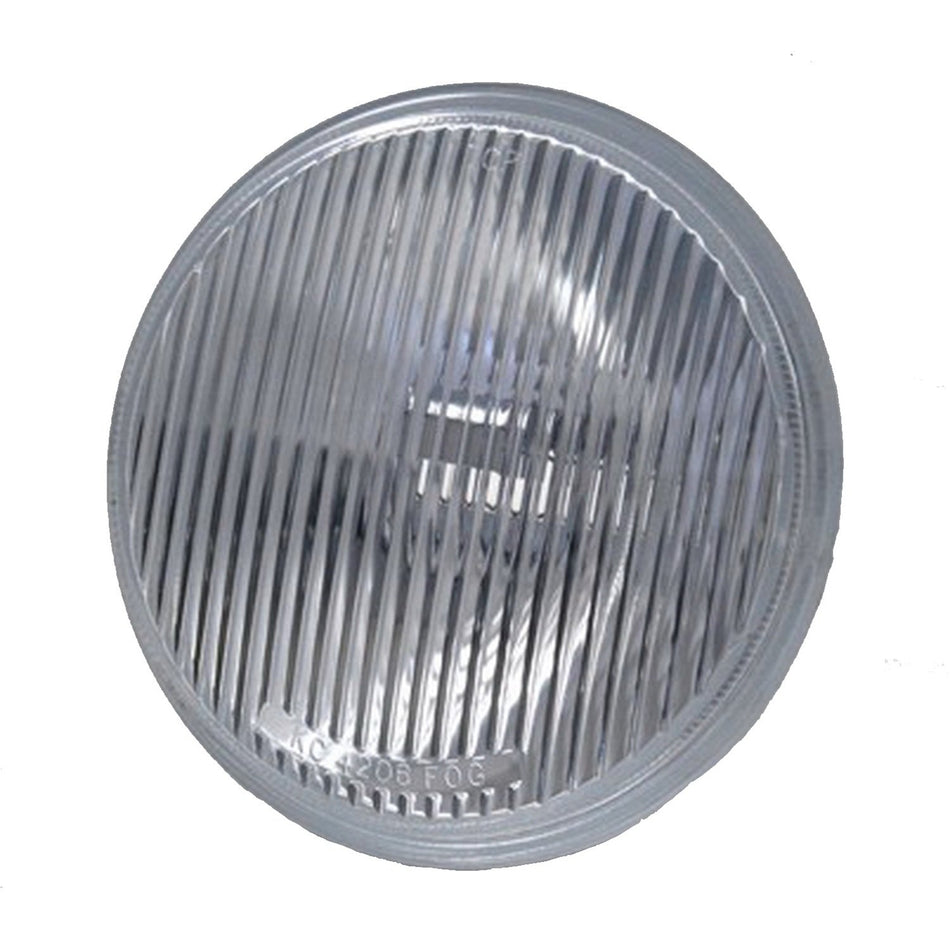 KC HiLiTES 4206 6 Replacement Fog Beam Pattern Glass Lens/Reflector with H3 Bulb Socket Adapter
