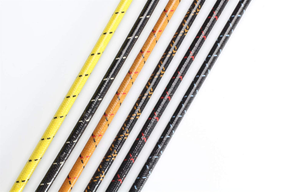 Lokar Performance Products VS-20PG6 Vintage Series Powerglide Kickdown Cable Lemon Wrap With Black Tracers