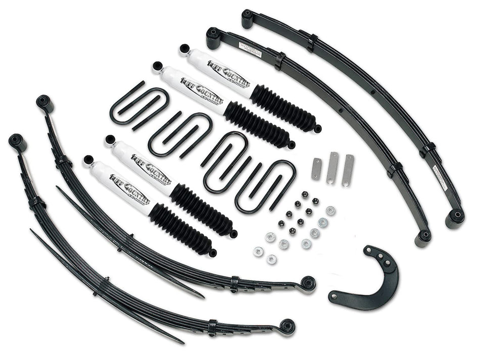 Tuff Country 16611KN 6 Lift Kit EZ-Ride by (fits models w/52 Long Rear springs) with SX8000 Shocks 4x4 Compatible with/Replacement for Chevy Blazer 1969-1972