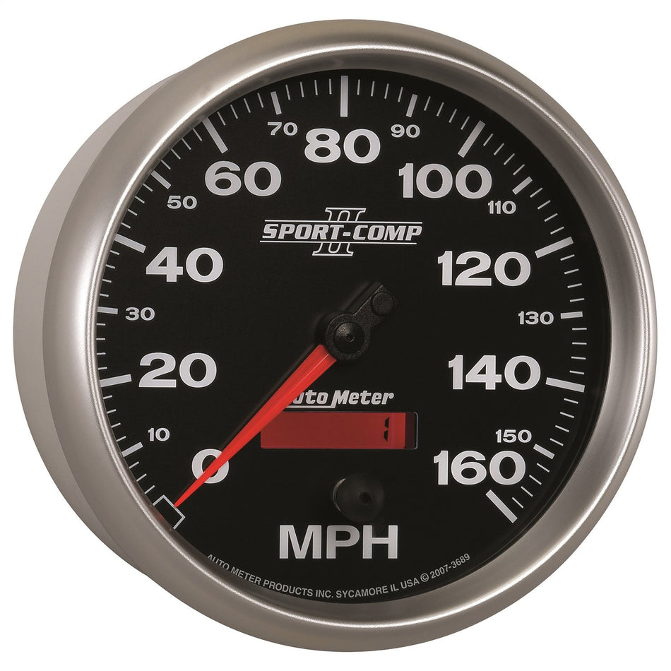 Auto Meter 3689 Sport-Comp II 5 160 mph In-Dash Speedometer