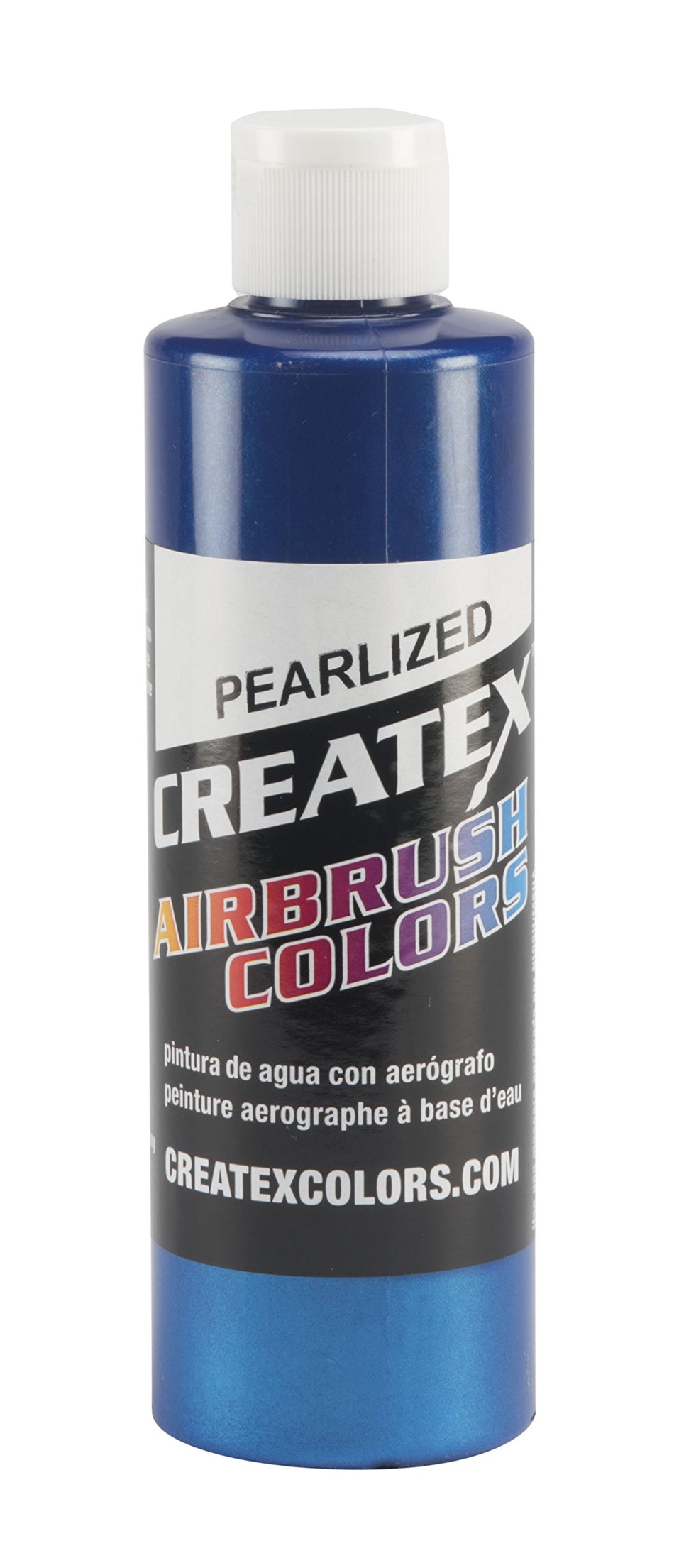 Createx Colors Paint for Airbrush, 8 oz, Pearl Blue