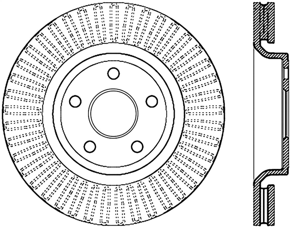 StopTech (128.58008CR) Brake Rotor