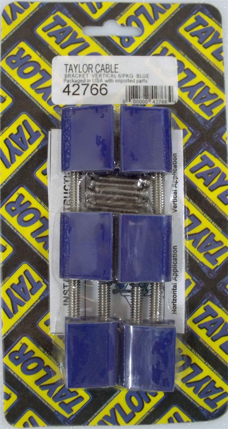 Taylor Cable 42766 Blue Vertical Mounting Bracket for Clamp Style Wire Separators