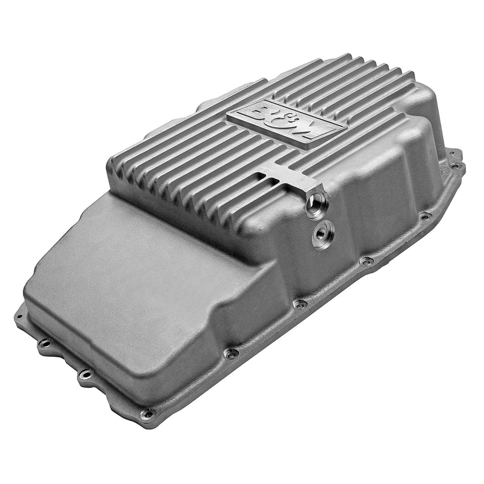 B&M 70399 Hi-Tek Transmission Pan Natural