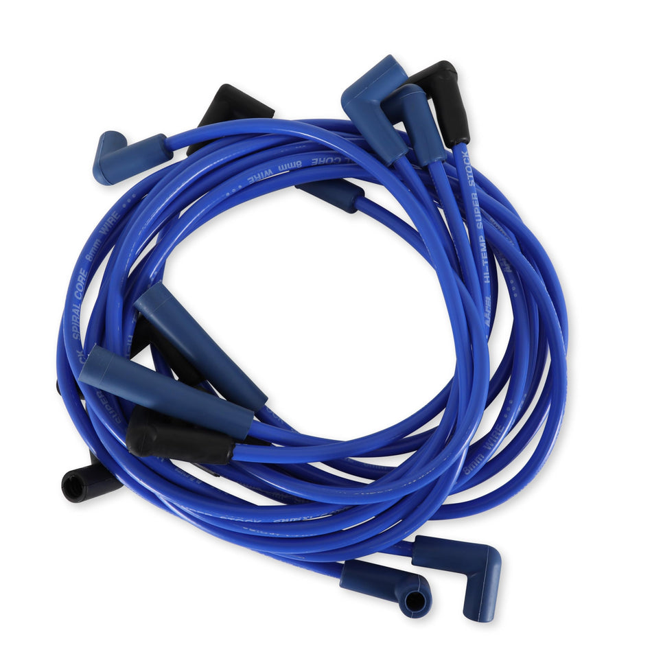 ACCEL 5049B Spark Plug Wire Set - Super Stock Spiral 8mm - Blue