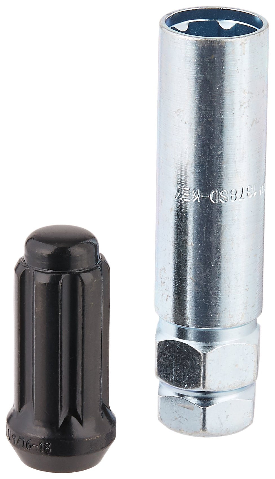 Gorilla Automotive 26103BC Black 14mm x 2.00 Thread Size Small Diameter Duplex Acorn 5-Lug Kit, (Pack of 20)