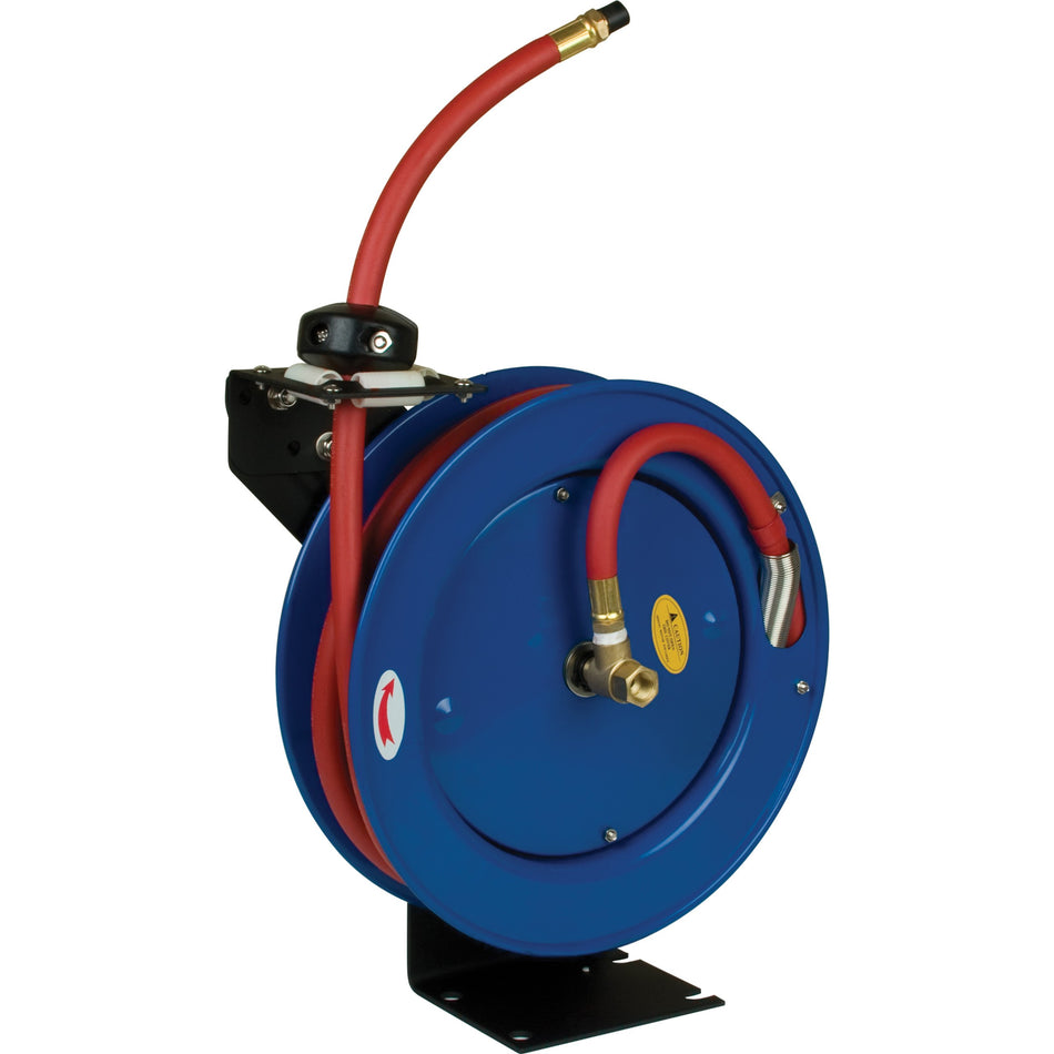 Performance Tool M608 Auto Retractable Hose Reel with 25-Foot Hose