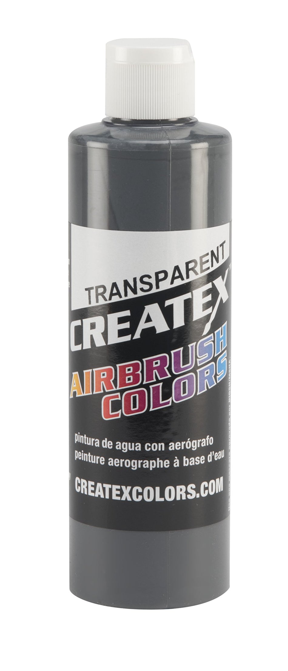 Createx Colors Paint for Airbrush, 8 oz, Transparent Medium Gray