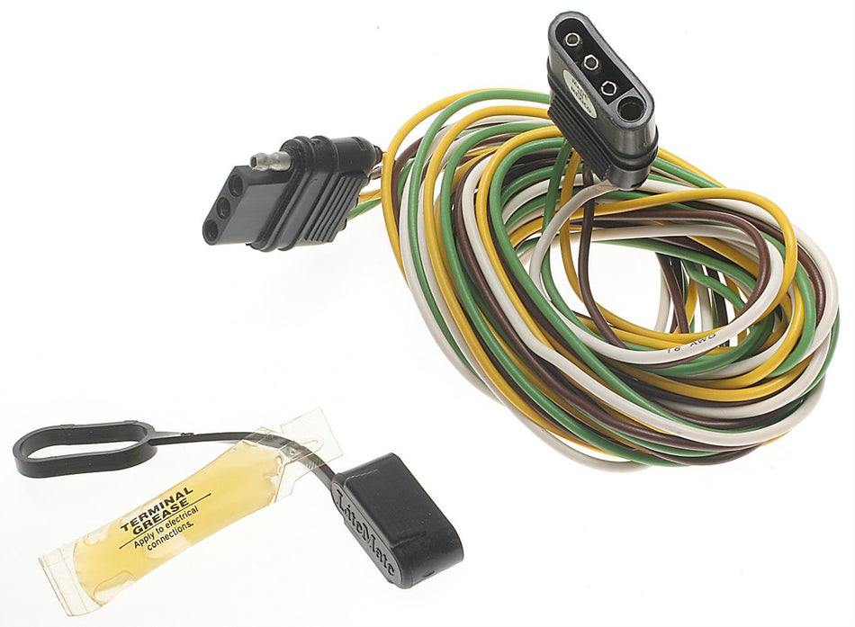 ACDelco Professional TC303 Inline to Trailer Wiring Harness Kit with Pigtails, Cap, and Terminal Grease