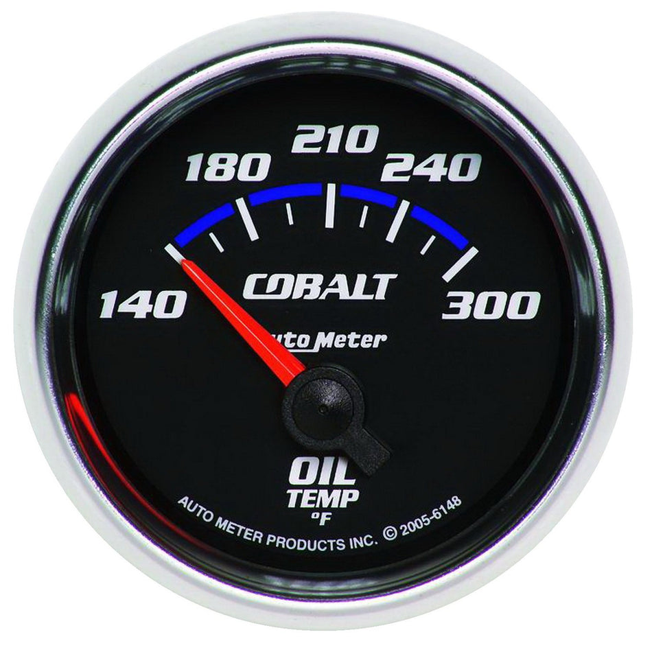 Auto Meter 6148 Cobalt Short Sweep Electric Oil Temperature Gauge