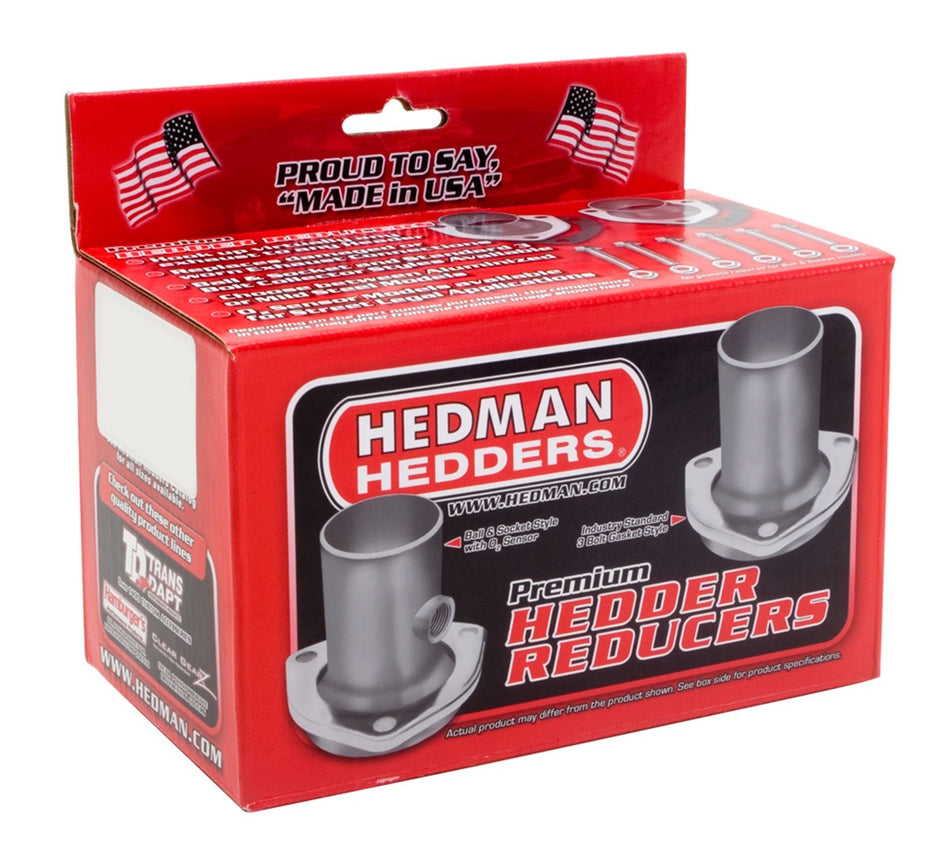 HEDMAN Street - 2-1/2 COLLECTOR TO 2-1/2 EXHAUST REDUCER BALL & SOCKET ALUMINIZED (21145)