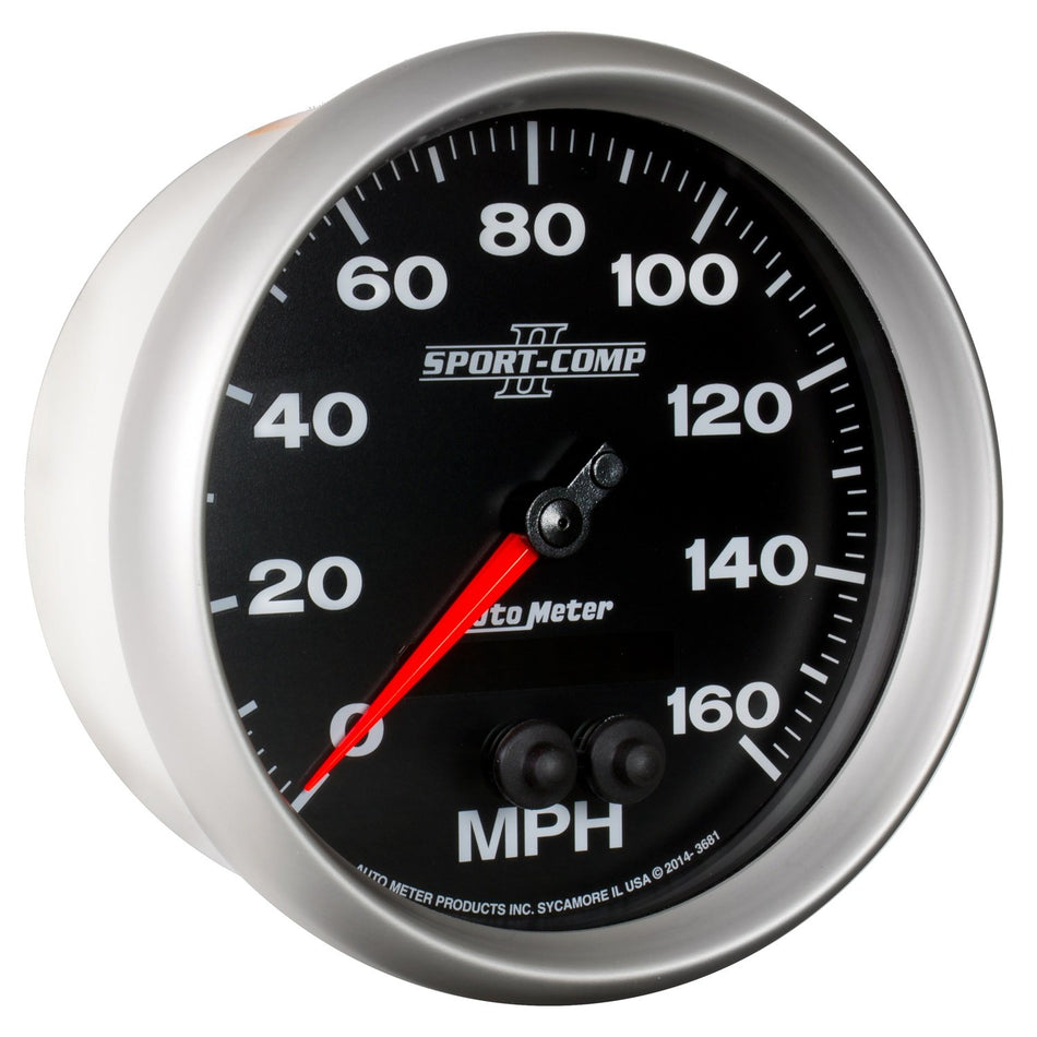 Auto Meter 3681 SPORT-COMP II 5 GPS Speedometer (0-160 MPH)