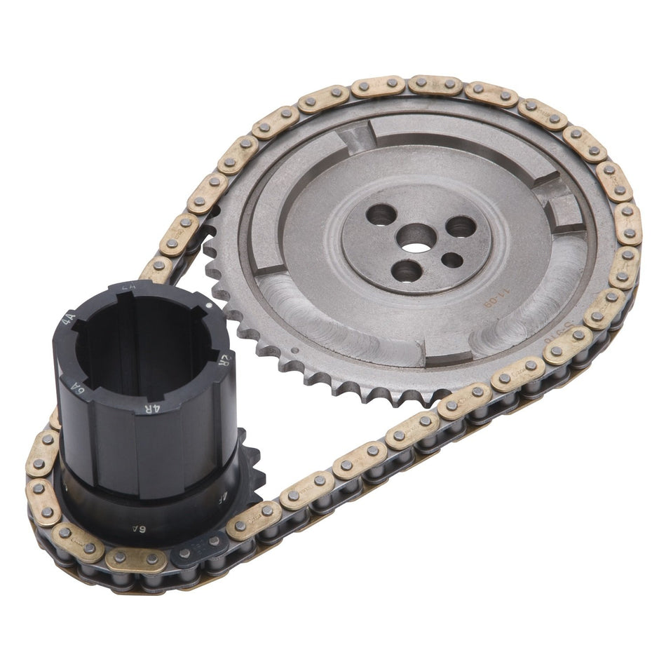 Edelbrock 7344 Hex-A-Just By Cloyes Adj. True-Roller Timing Chain Set