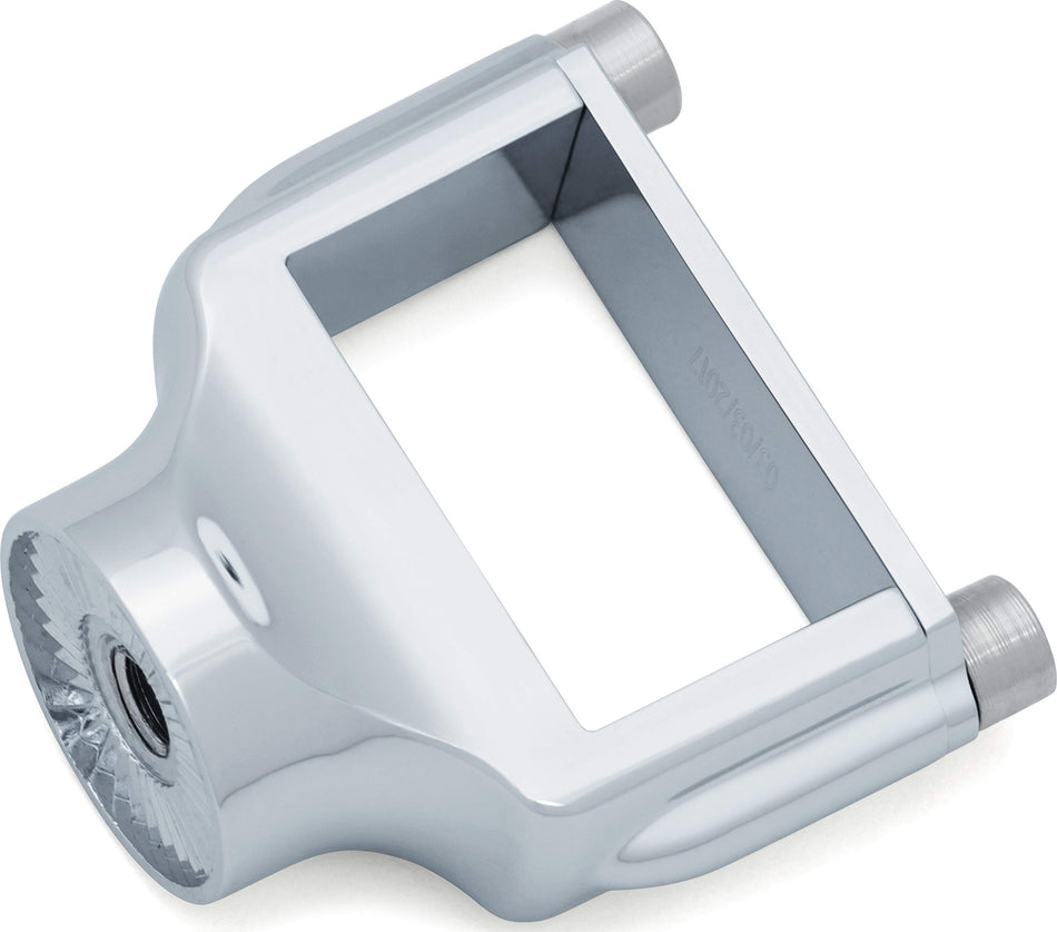 Kuryakyn 3186 Motorcycle Accessory: Side Mount License Plate Holder Clamp for 1986-2019 Harley-Davidson XL Motorcycles, Chrome