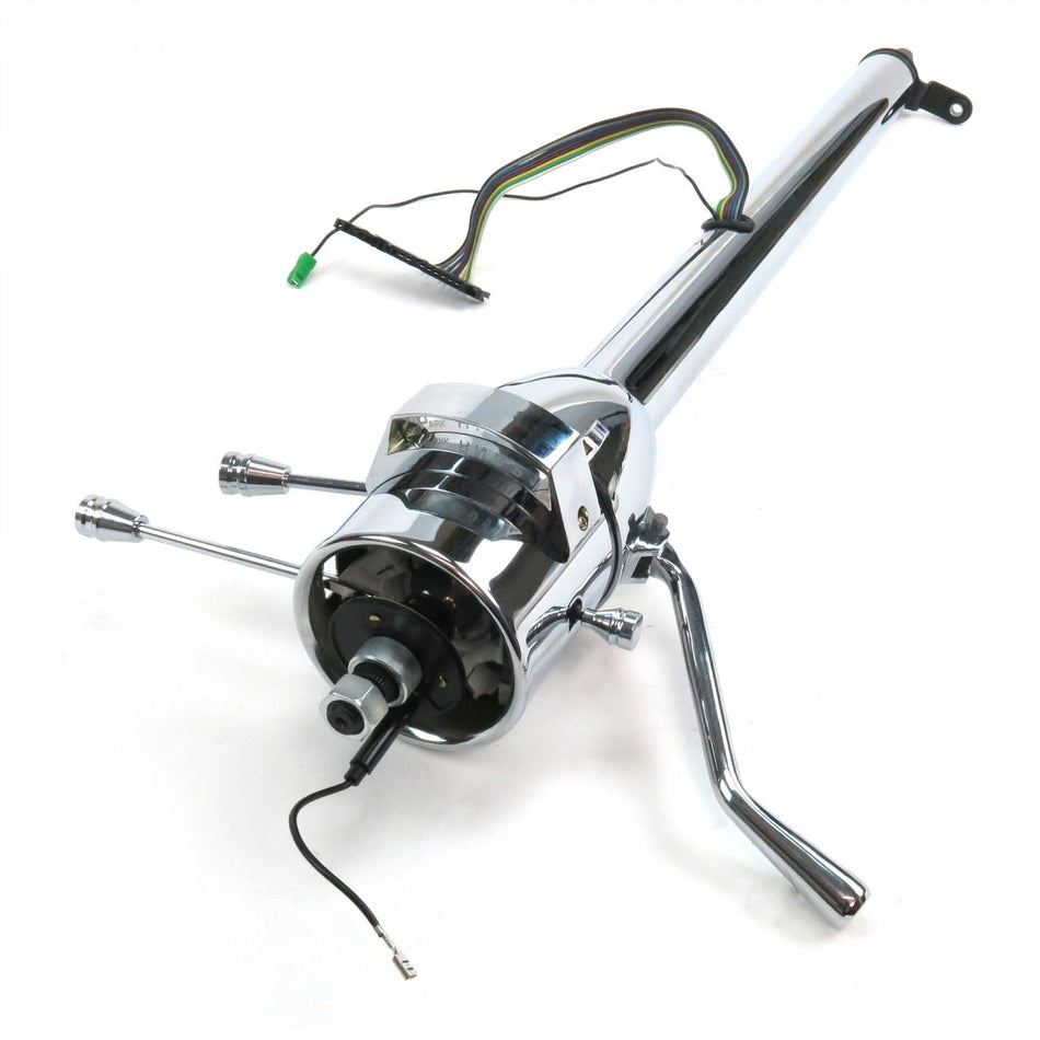 Helix 9990 33 Chrome Automatic Steering Column with Gear Indicator Window/Shifter