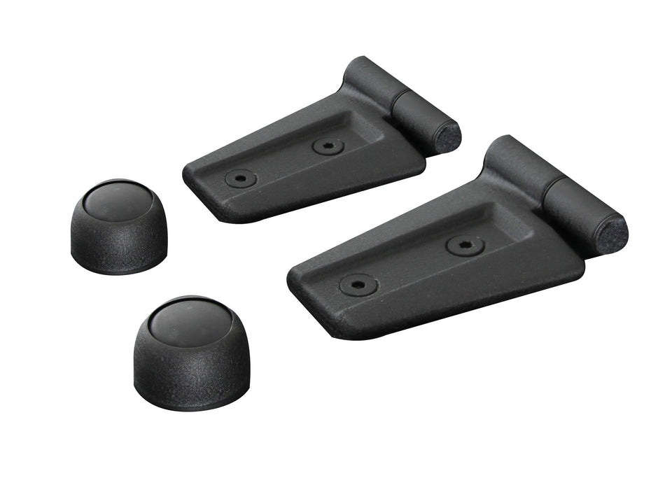 Smittybilt 7680 Matte Black Hood Kit with No Latches