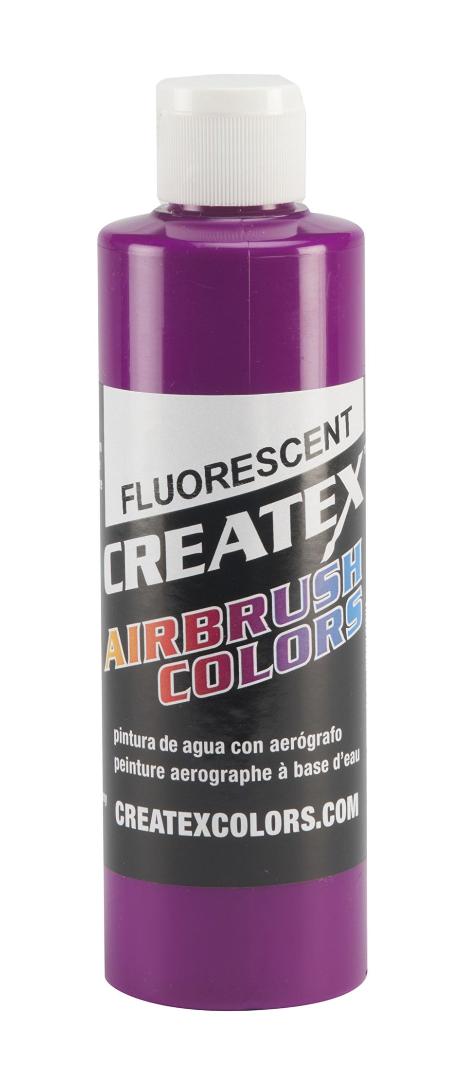 Createx Colors Paint for Airbrush, 8 oz, Fluorescent Violet