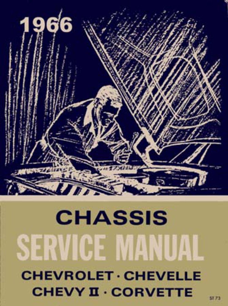 bishko automotive literature 1966 Chevrolet Belaire Biscayne Impala Shop Service Repair Manual Book Engine