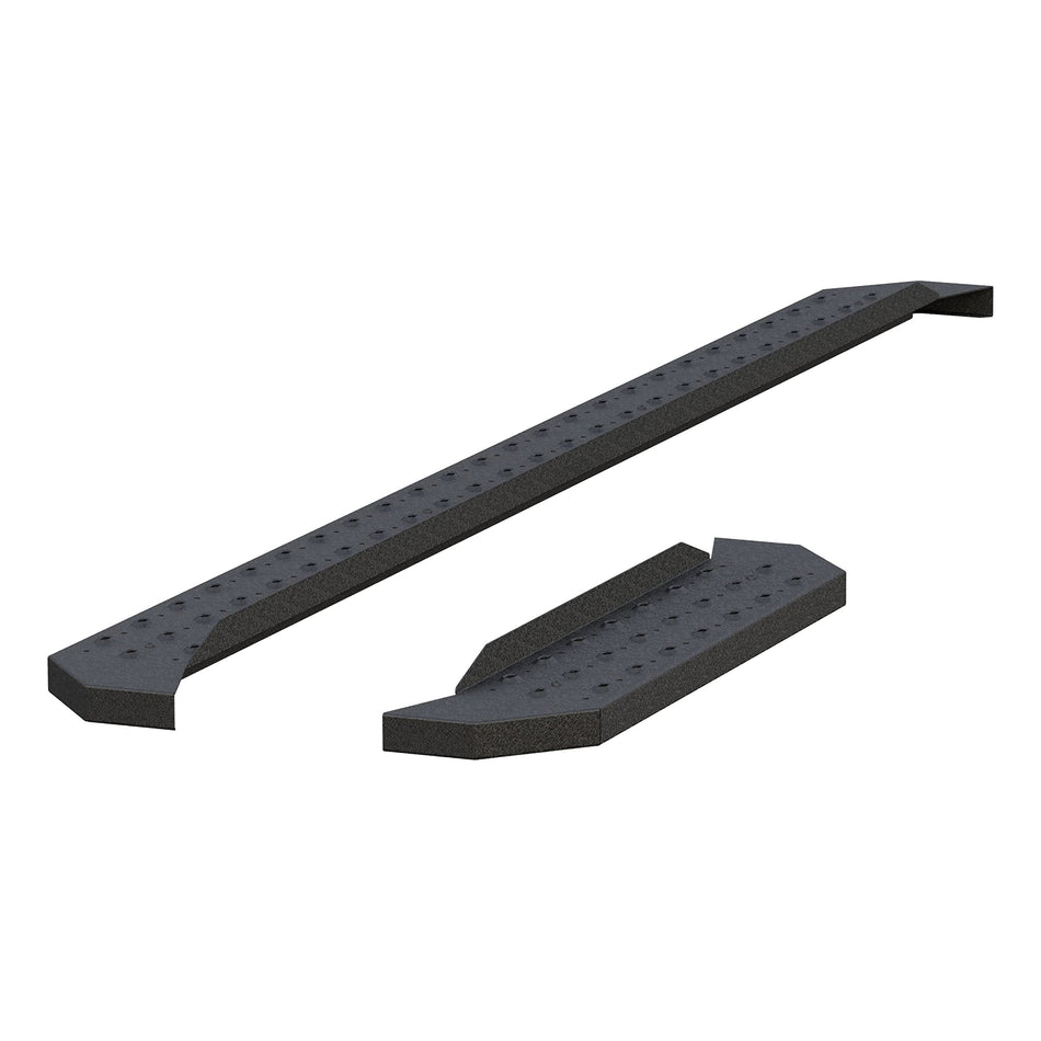 ARIES C3696 RidgeStep Commercial Running Boards 6.5 in. VersaTrac Brackets Sold Separately Textured Black Powder Coat Carbon Steel RidgeStep Commercial Running Boards