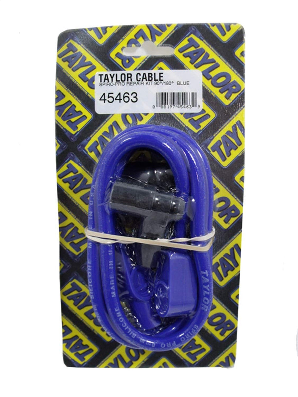 Taylor Cable 45463 Blue 8mm Spiro-Pro Spark Plug and Coil Wire Repair Kit