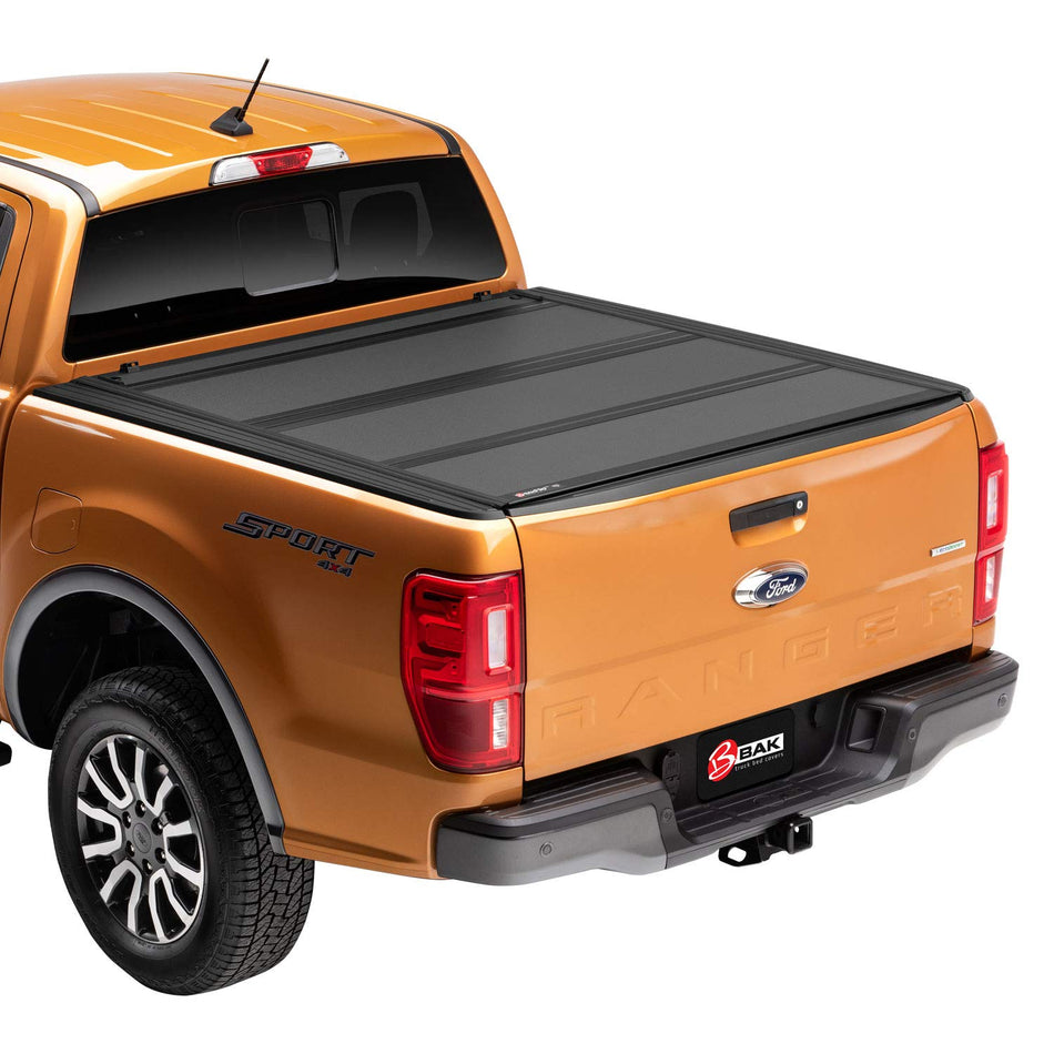 BAK BAKFlip MX4 Hard Folding Truck Bed Tonneau Cover  448333  Fits 2019 - 2023 Ford Ranger 6 1 Bed (72.7)