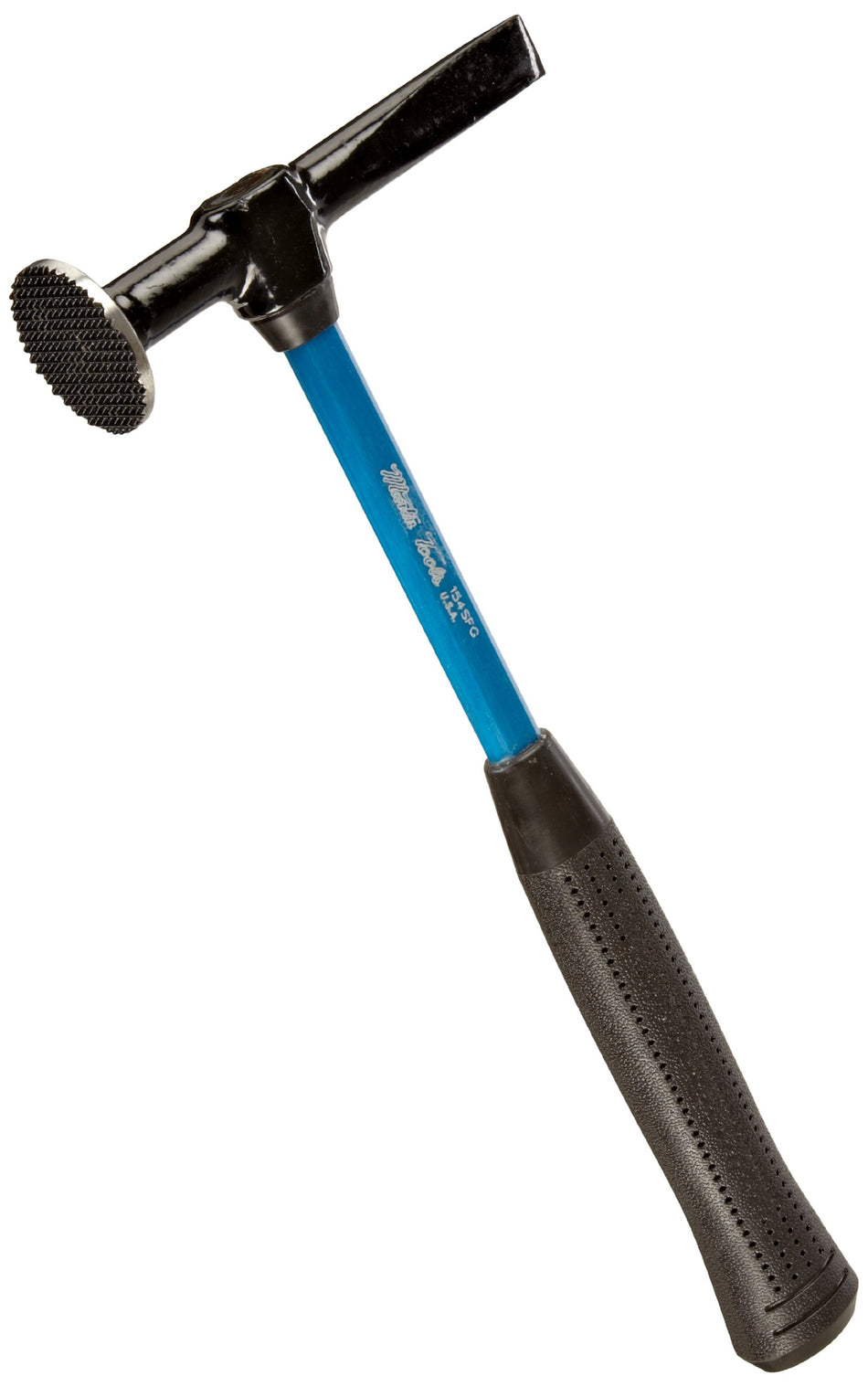 Martin 154SFG Round Face Vertical Chisel Shrinking Body Hammer with Fiberglass Handle, 5-1/2 Overall Length