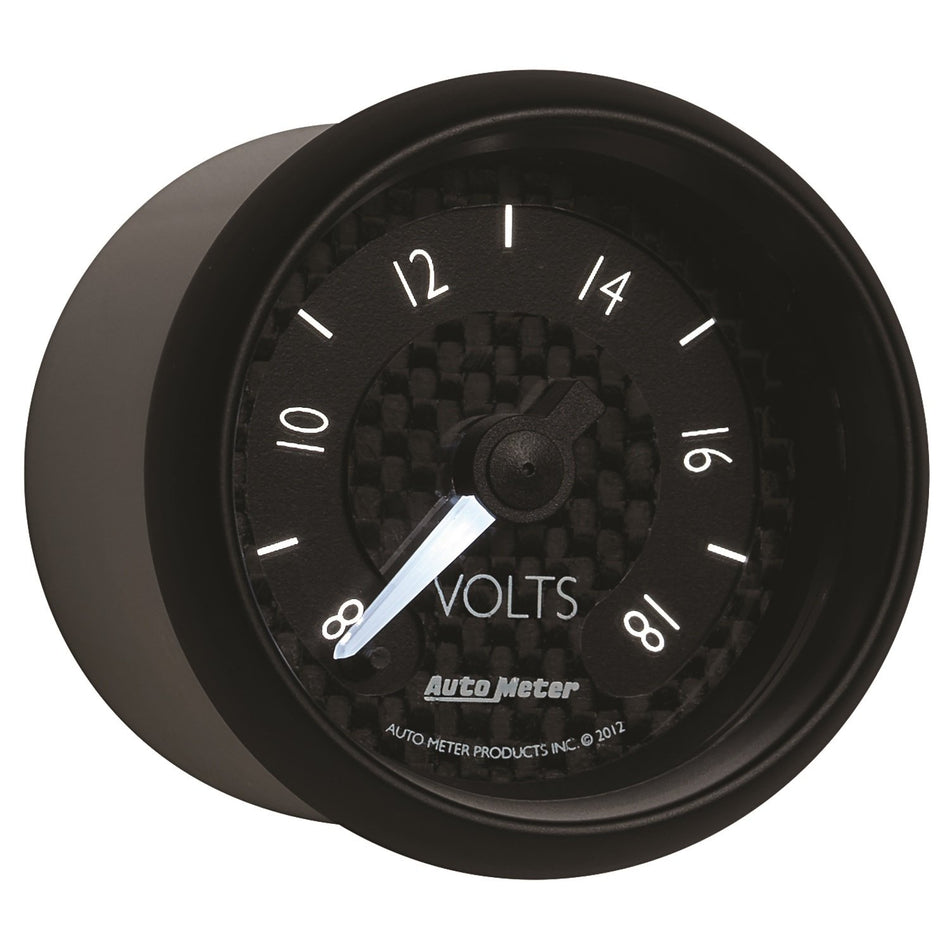 Auto Meter 8091 GT Series Electric Voltmeter Gauge