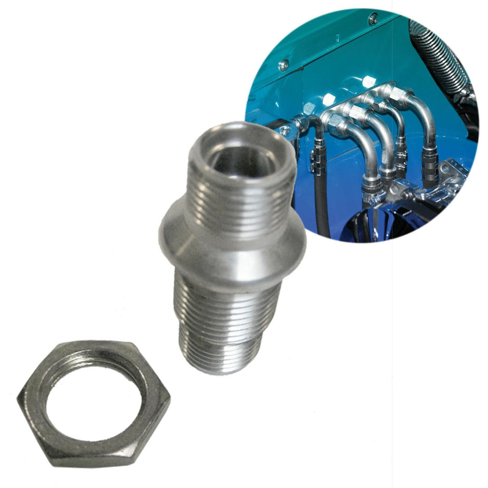 Zirgo 13926 Direct Connect AC Bulkhead System with Jam Nut (-8 An)