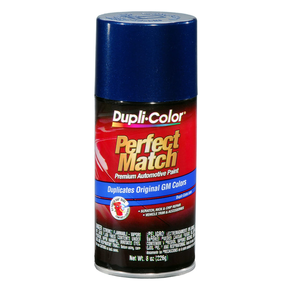 Dupli-Color EBGM03937 Perfect Match Automotive Spray Paint u2013 General Motors Dark Blue Metallic, 28 WA8264 u2013 8 oz. Aerosol Can