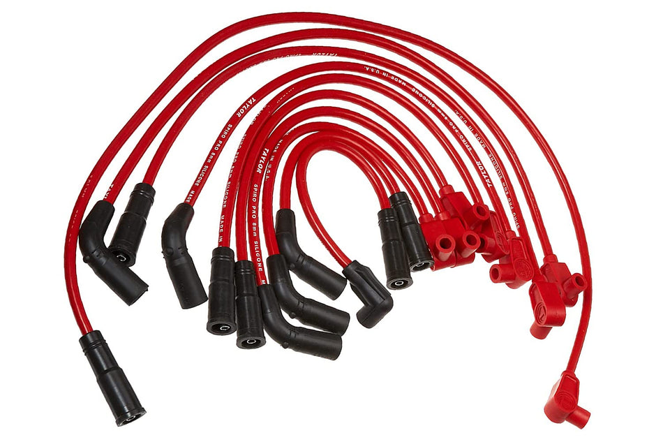 Taylor Cable 74227 Spiro-Pro Red Spark Plug Wire Set