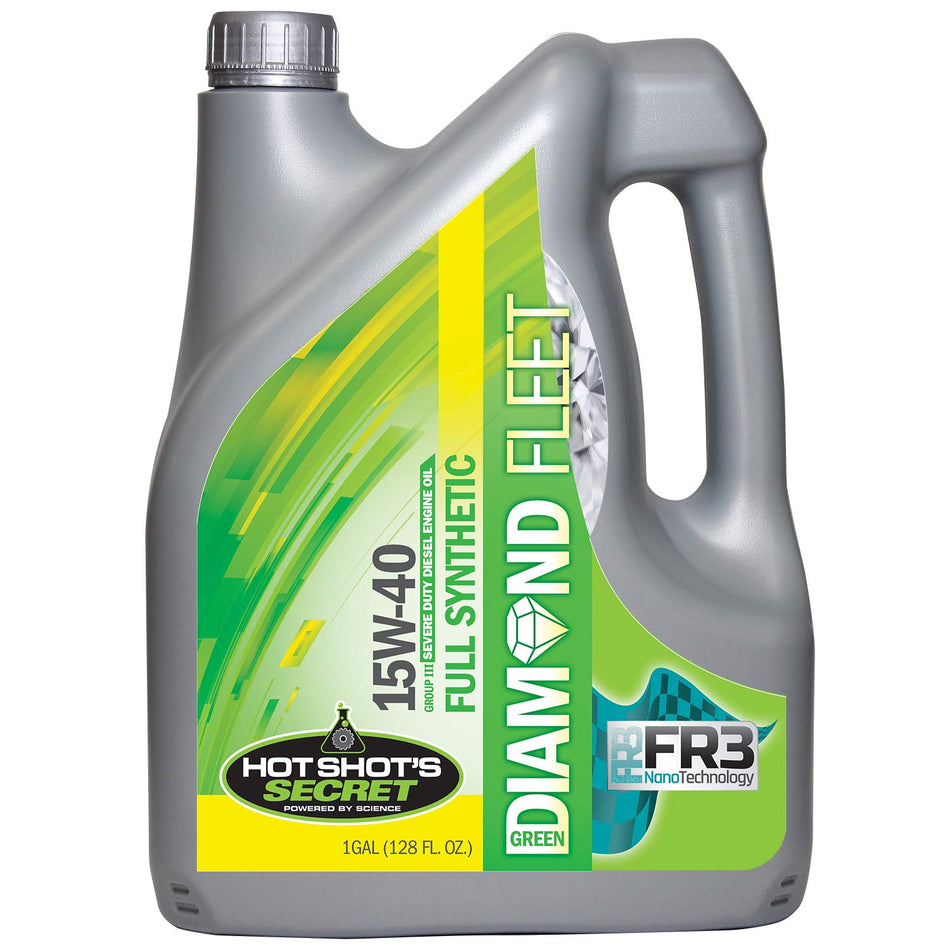 Hot Shot's Secret Green Diamond 100 Percent Synthetic 15W40 Oil Diesel 1 Gallon