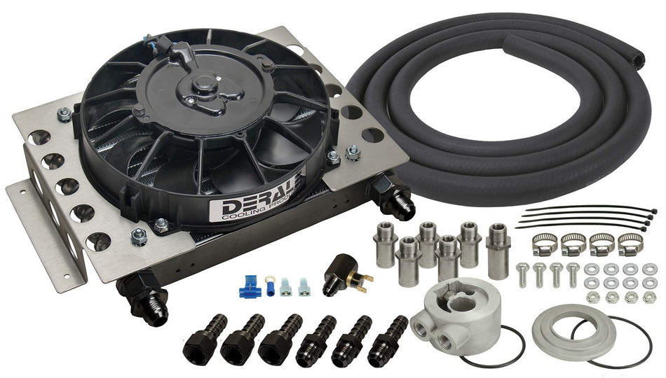 Derale 15450 Atomic-Cool Remote Cooler,Black
