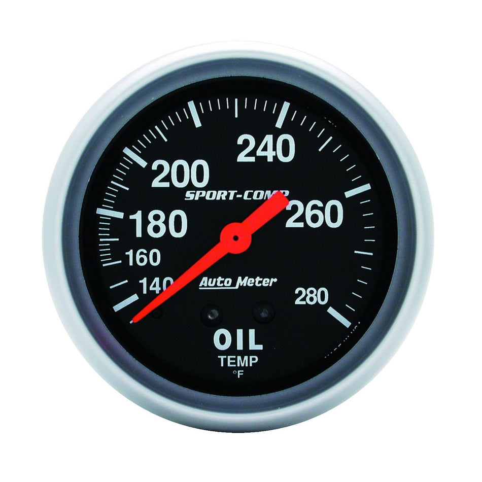Auto Meter 3443 Sport-Comp Mechanical Oil Temperature Gauge