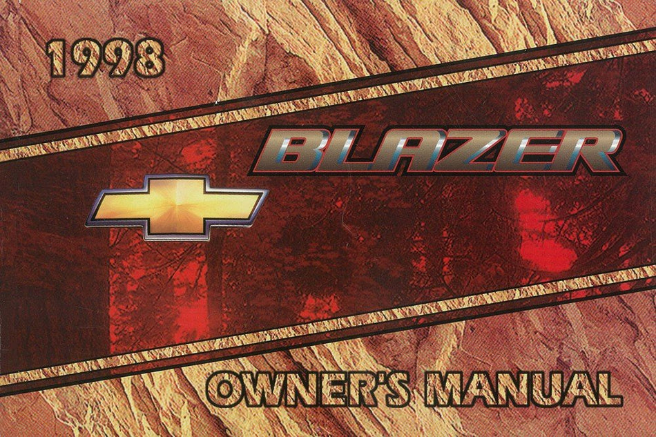 bishko automotive literature 1998 Chevrolet Blazer Owners Manual User Guide Reference Operator Book Fuses