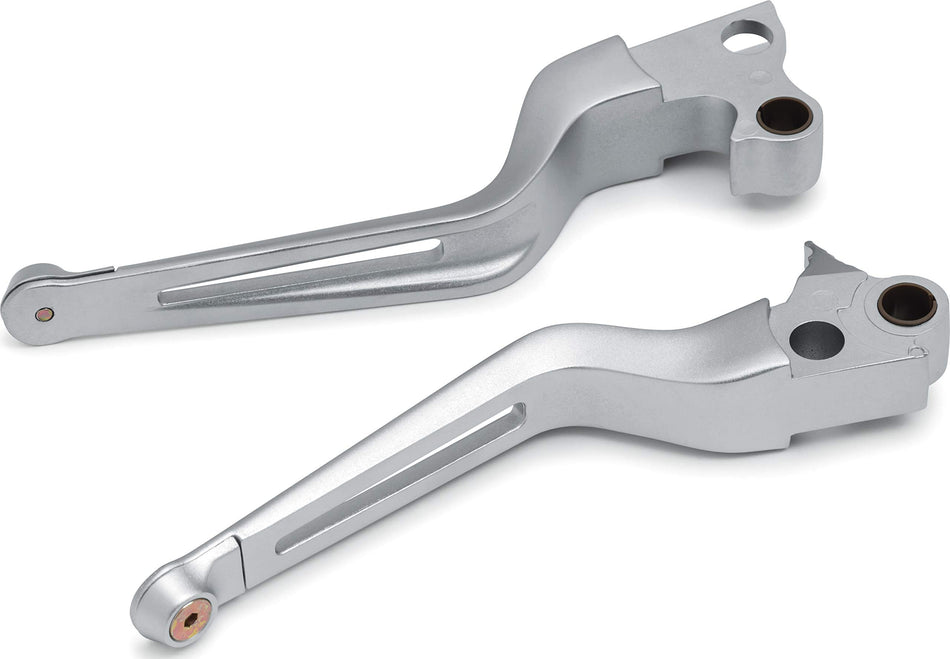 Kuryakyn 6682 Motorcycle Handlebar Accessory: Dillinger Clutch and Brake Trigger Levers for 1996-2017 Harley-Davidson Motorcycles with Cable Clutch, Satin Black, 1 Pair