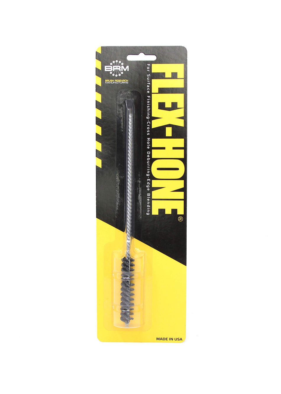 Brush Research BC95M12 FLEX-HONEu00ae, 0.374 (9.5mm) Diameter, 120 Grit, Silicon Carbide Abrasive (Pack of 1)