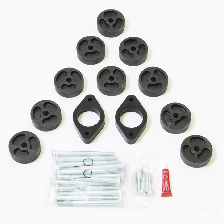 Performance Accessories, Jeep Wrangler 2WD and 4WD JK/JKU 1 Body Lift Kit, fits 2007 to 2011, PA991, Made in America
